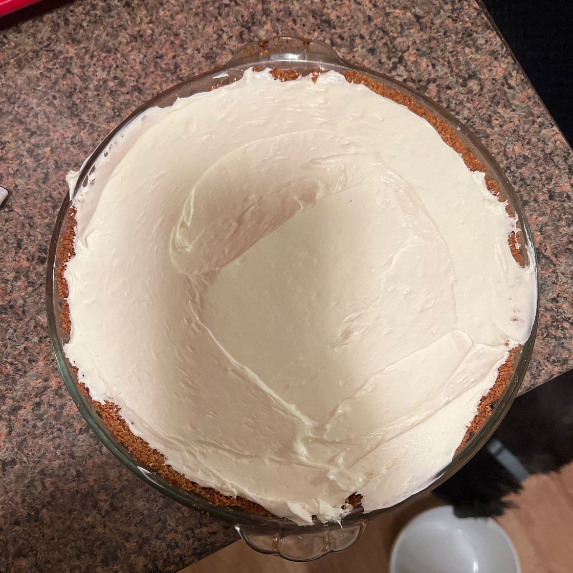 White Chocolate No-Bake Cheesecake Pie