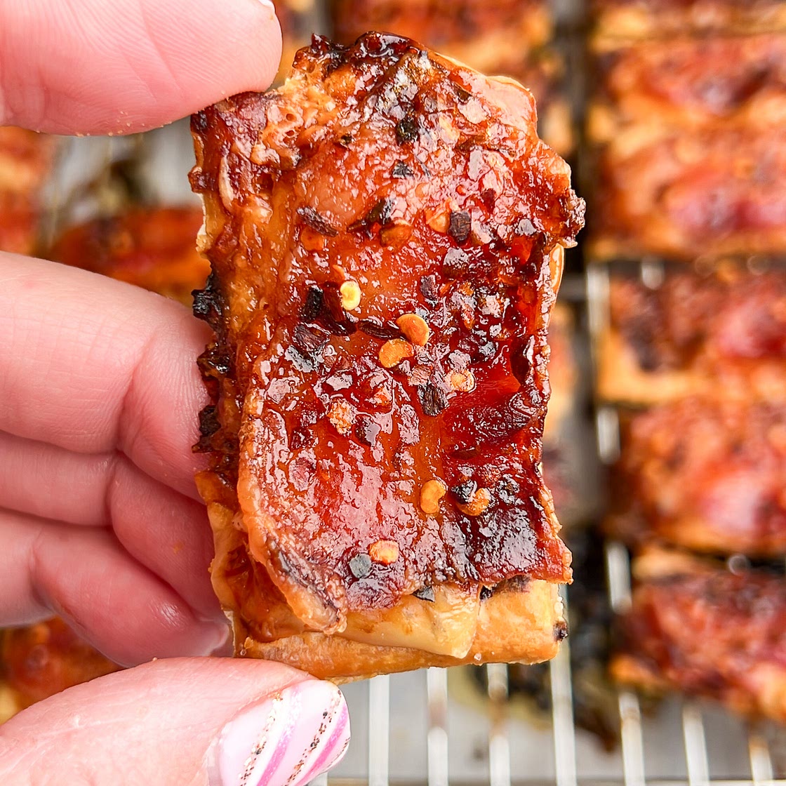 Parmesan Candied Bacon Crackers – Bad Batch Baking - Restaurant.