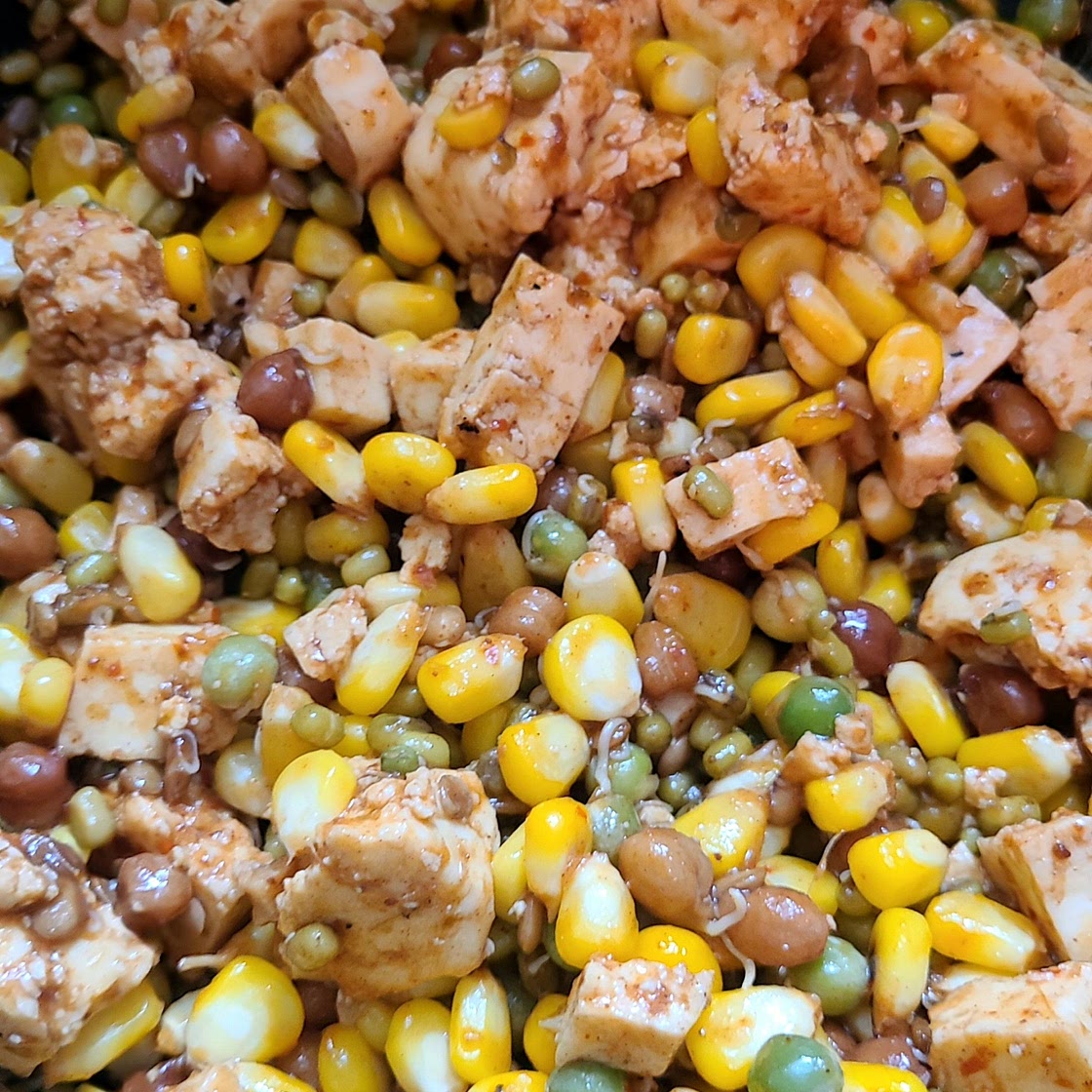 High protein sprouts salad