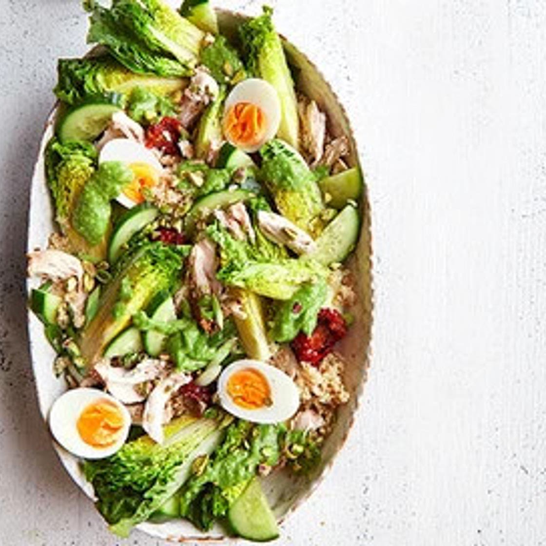 Green goddess chicken salad