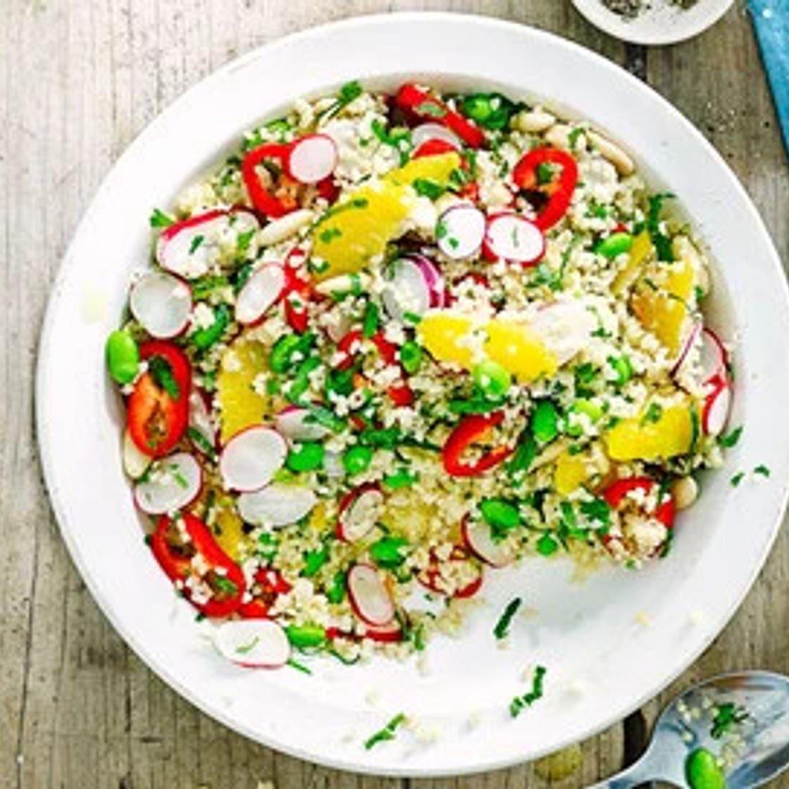 Crunchy bulgur salad