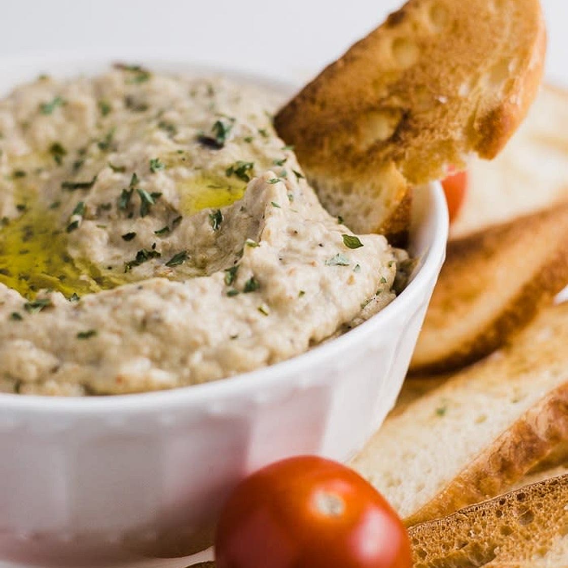 EASY ROASTED EGGPLANT DIP