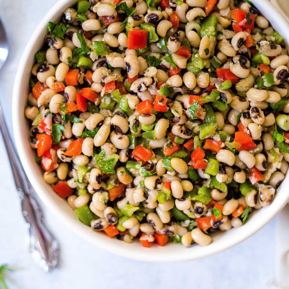 Hattie B’s famous Black Eyed Pea Salad