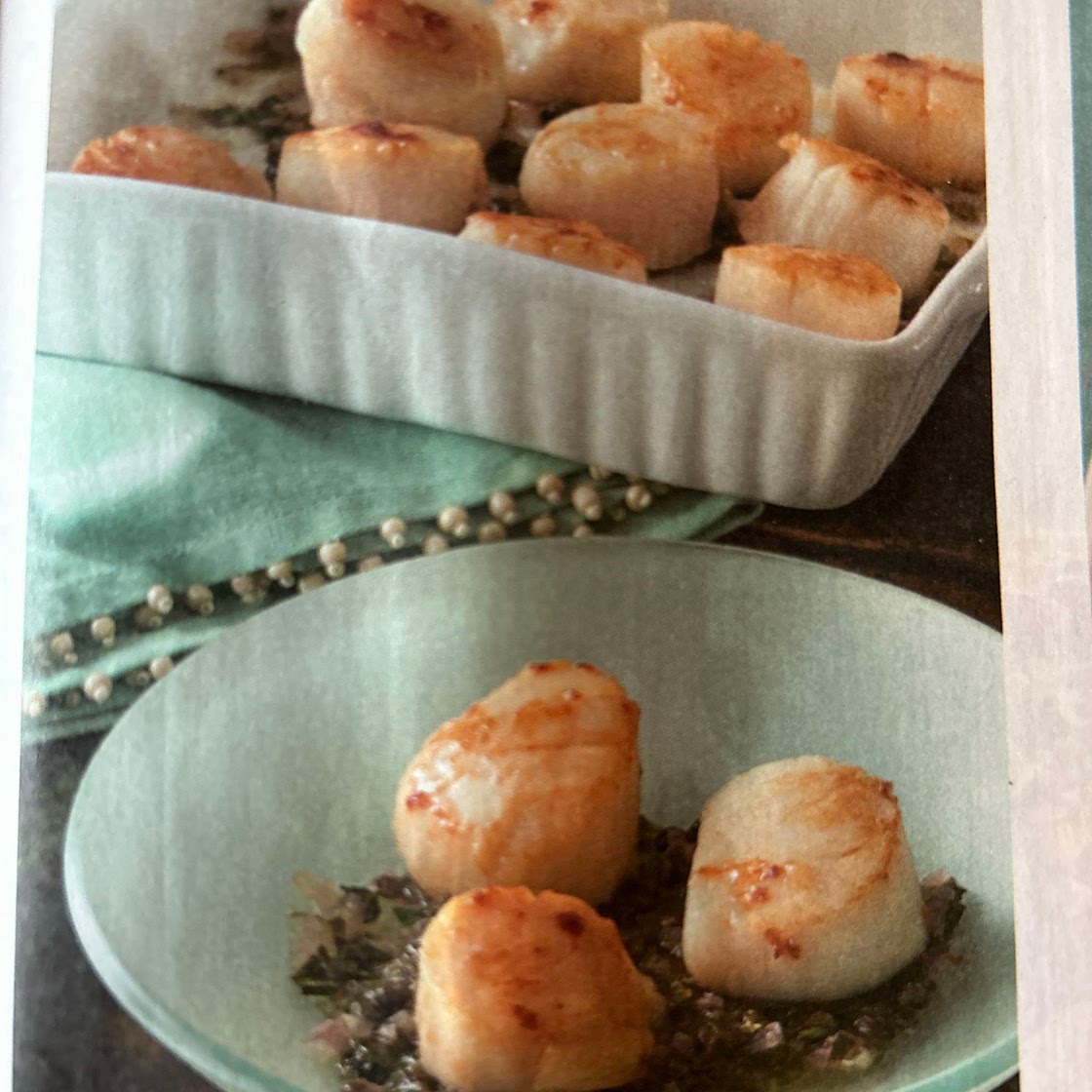 Sea Scallops with Lemon Caper Sauce