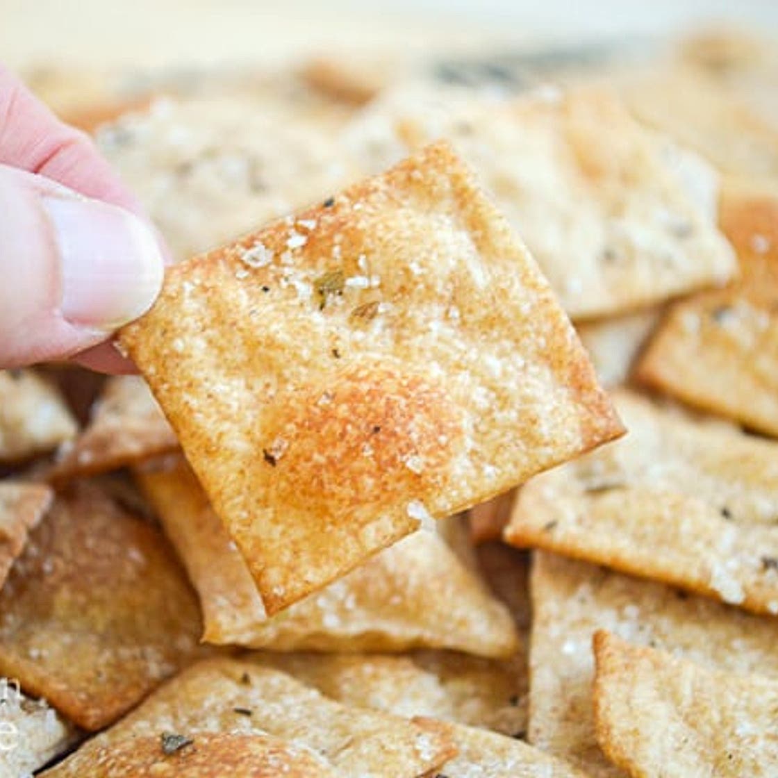 Sourdough Whole Wheat Crackers