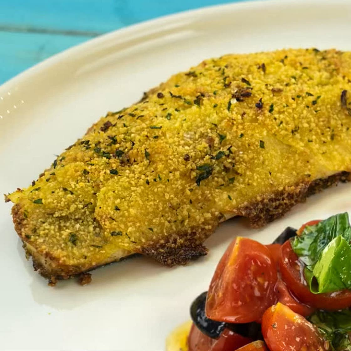 Branzino in crosta di patate