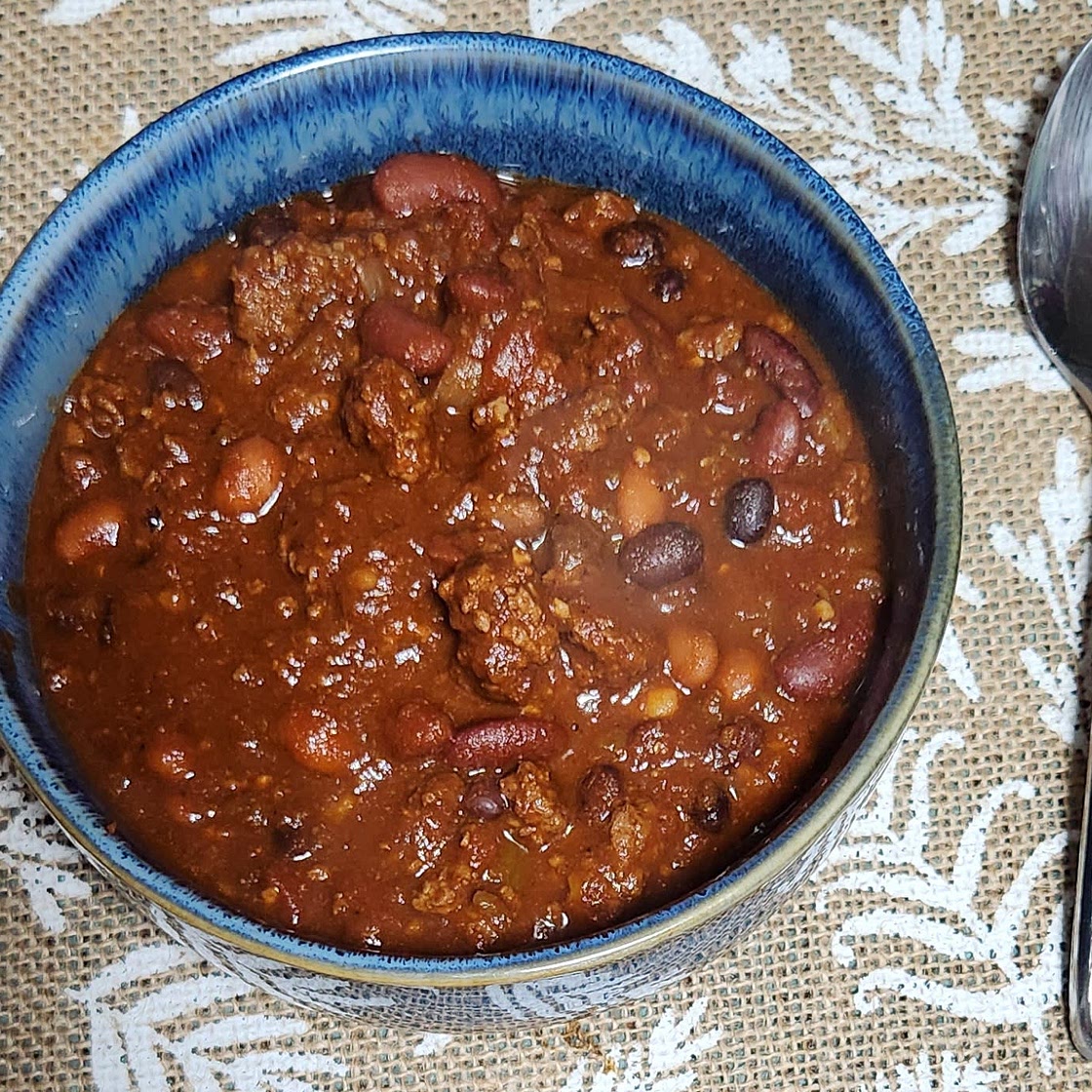 Three Bean Slow Cooker Chili