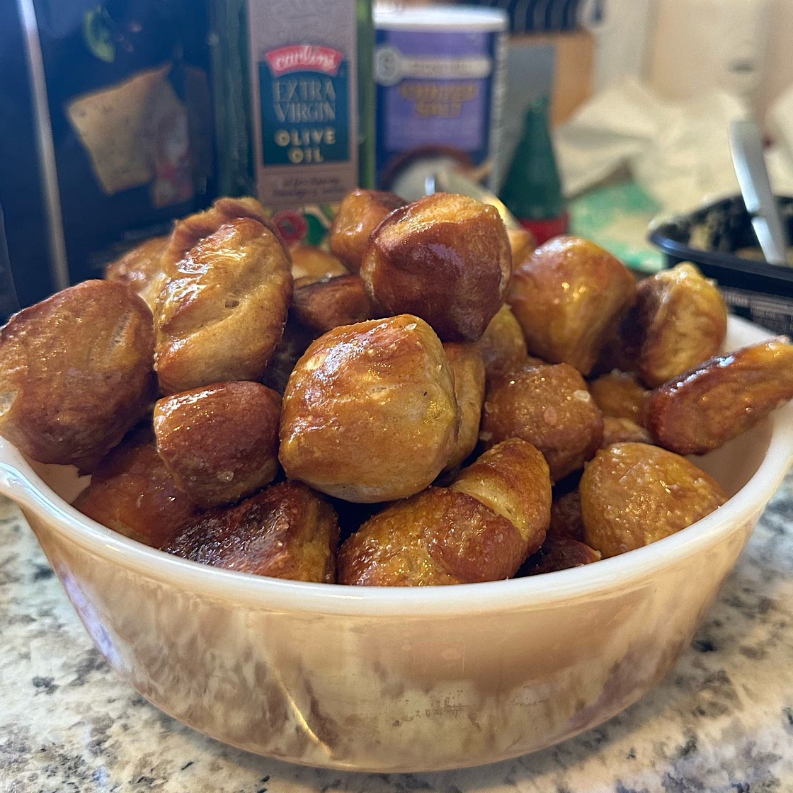 Sourdough Discard Pretzel Bites