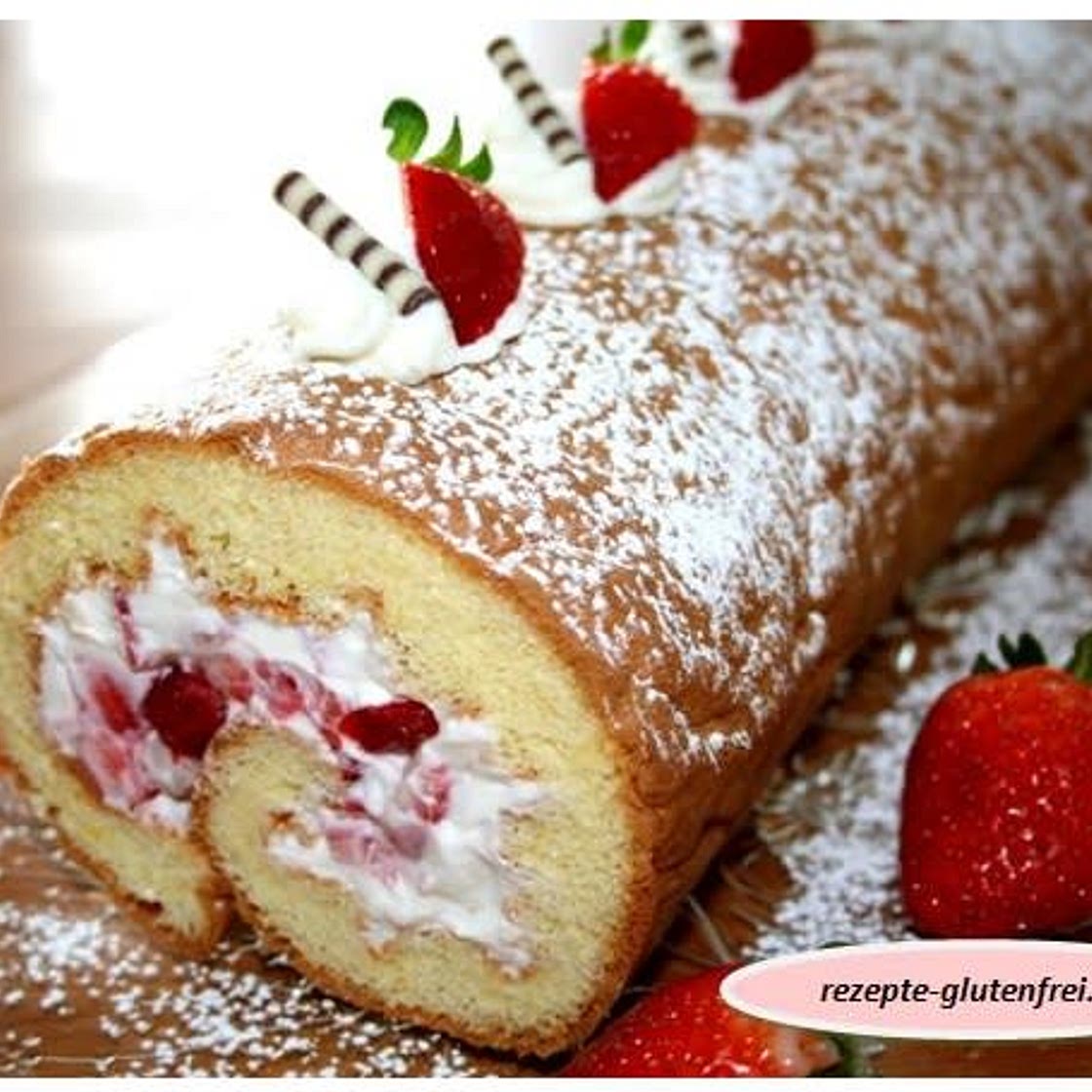 Erdbeerroulade