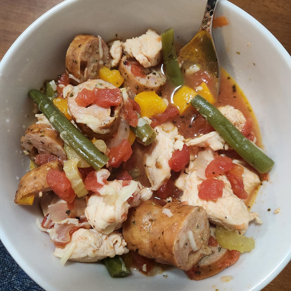 Italian chicken and sausage stew
