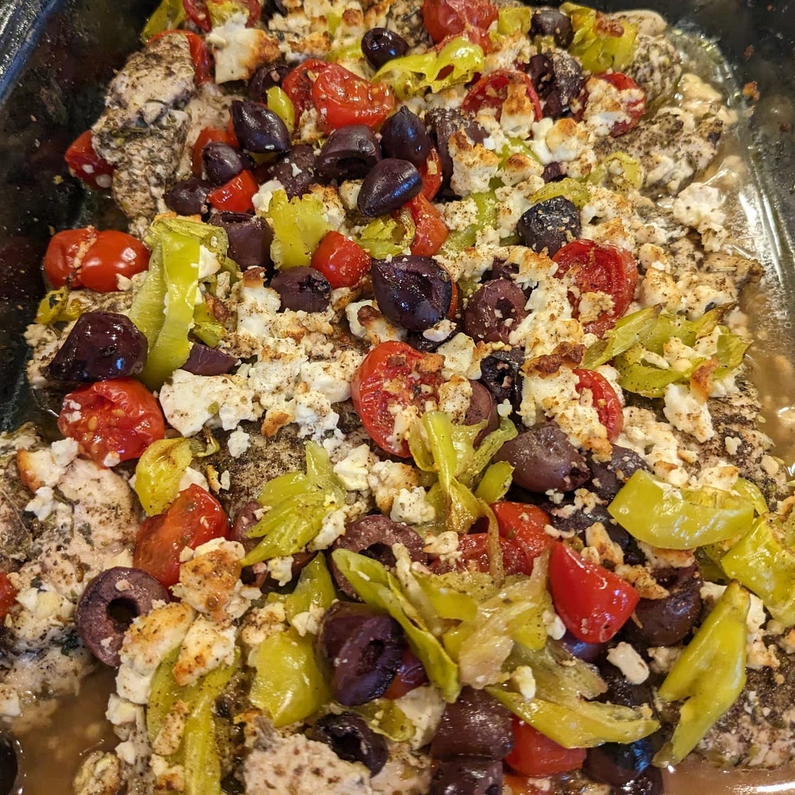 Greek Chicken Bake