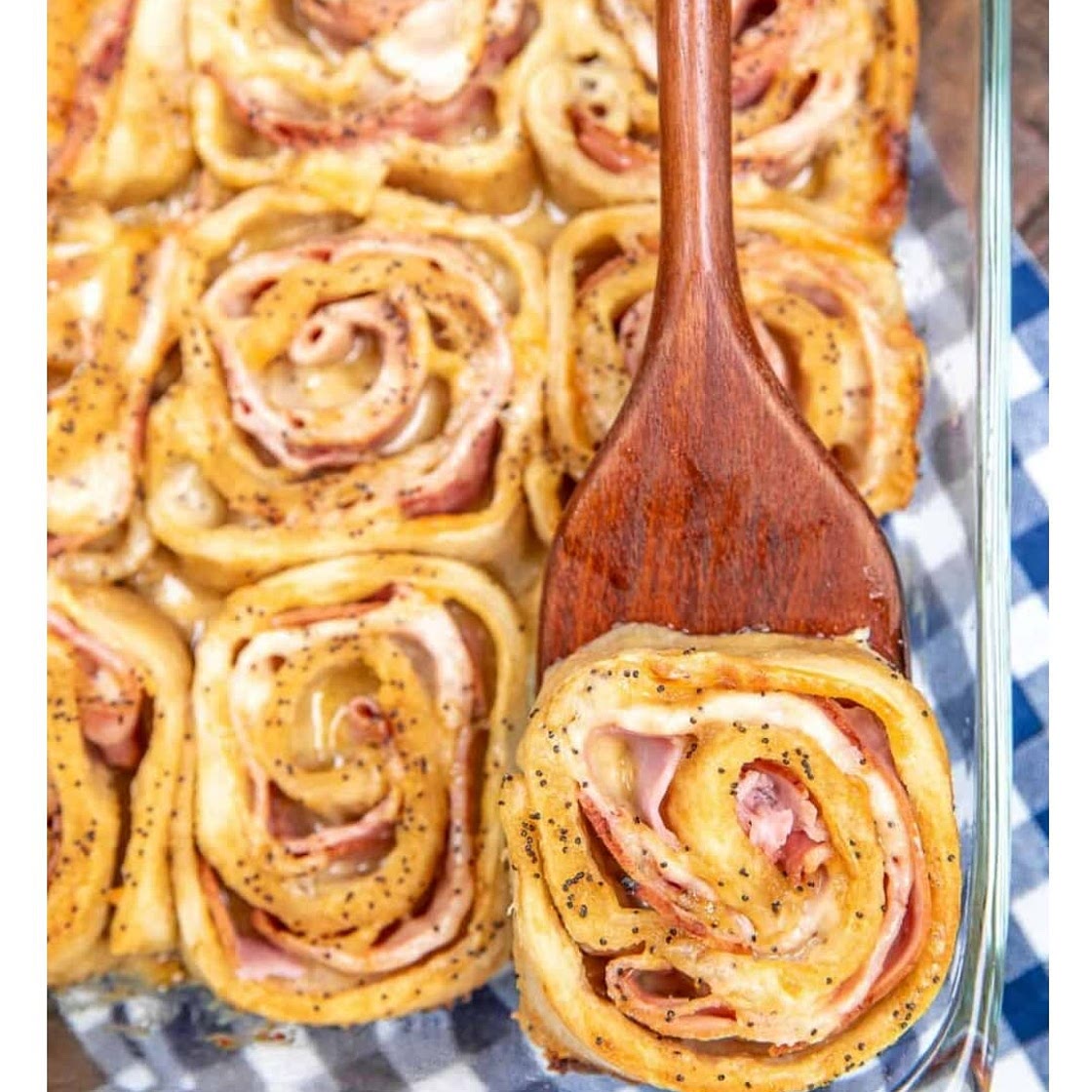 Hot Ham and Cheese Pinwheels