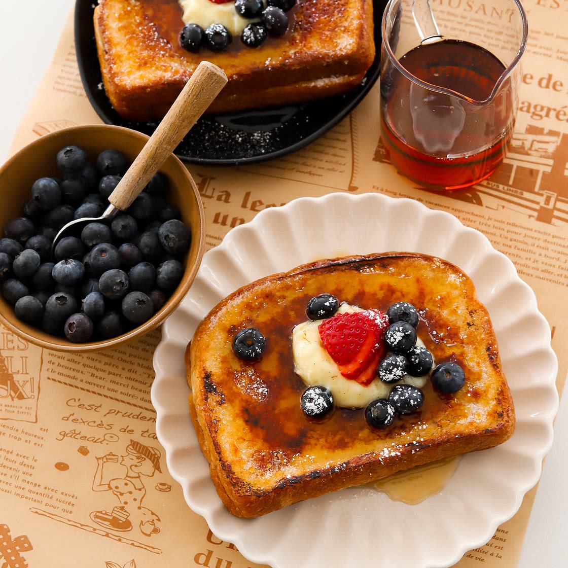 Creme Brulee Stuffed French Toast
