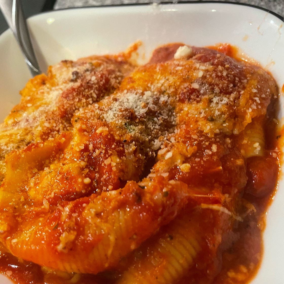 Chicken Parmesan-Stuffed Shells