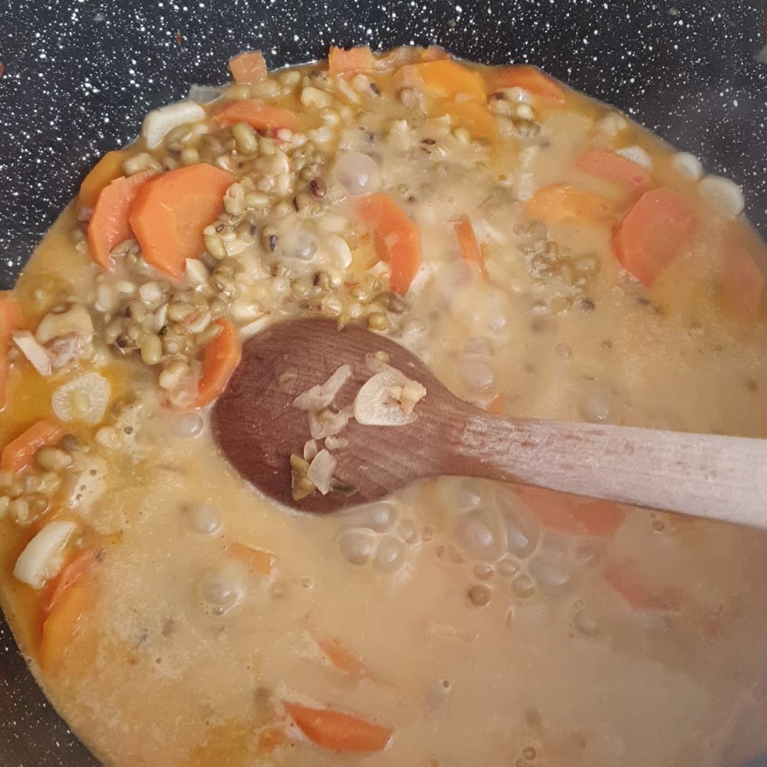 One-Pot Coconut Mung Bean Stew