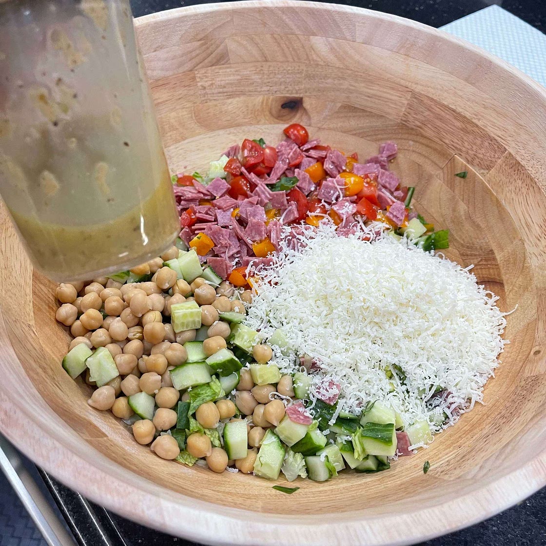 10 Minute Crazy-Good Italian Chopped Salad