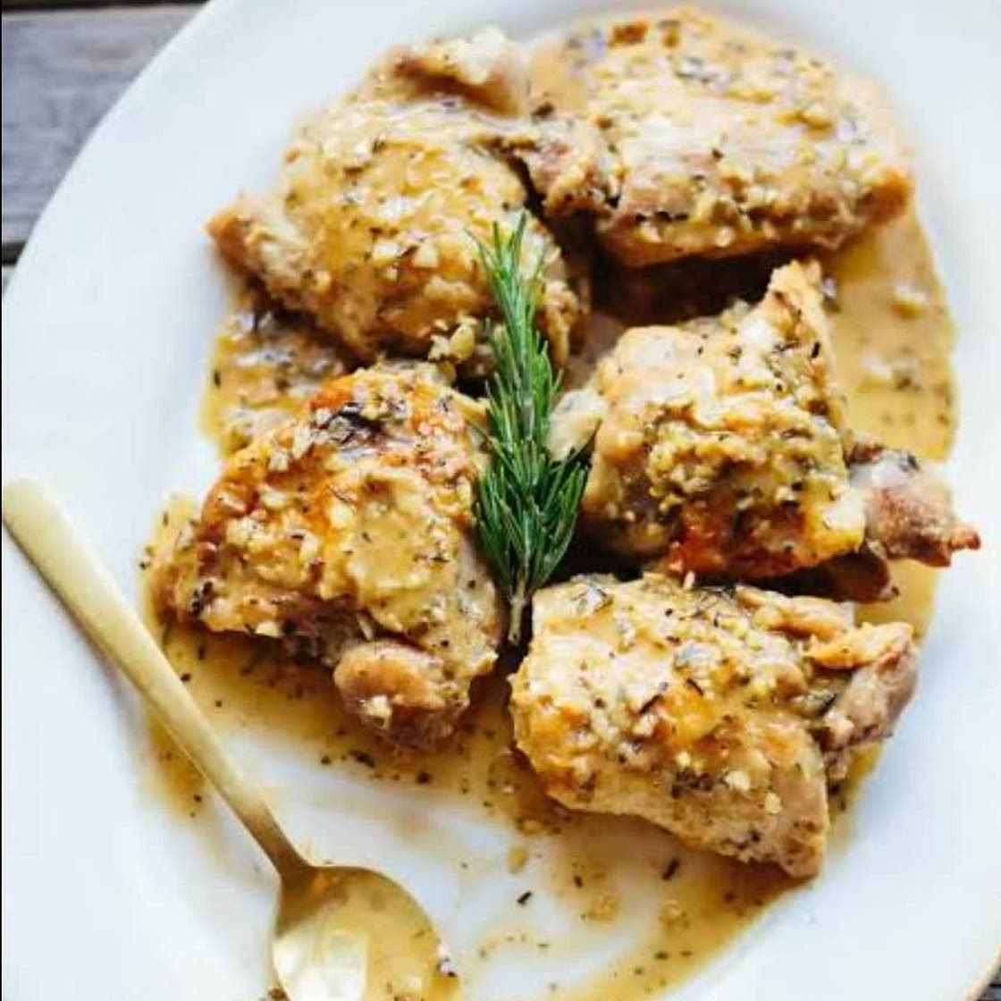 Roman chicken cacciatore