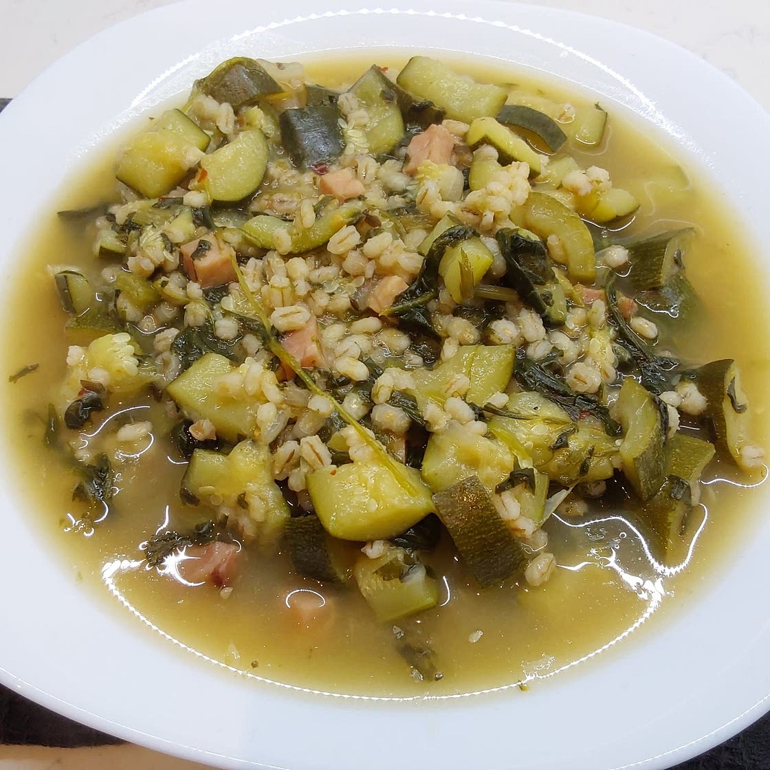 Zucchini & Barley Soup