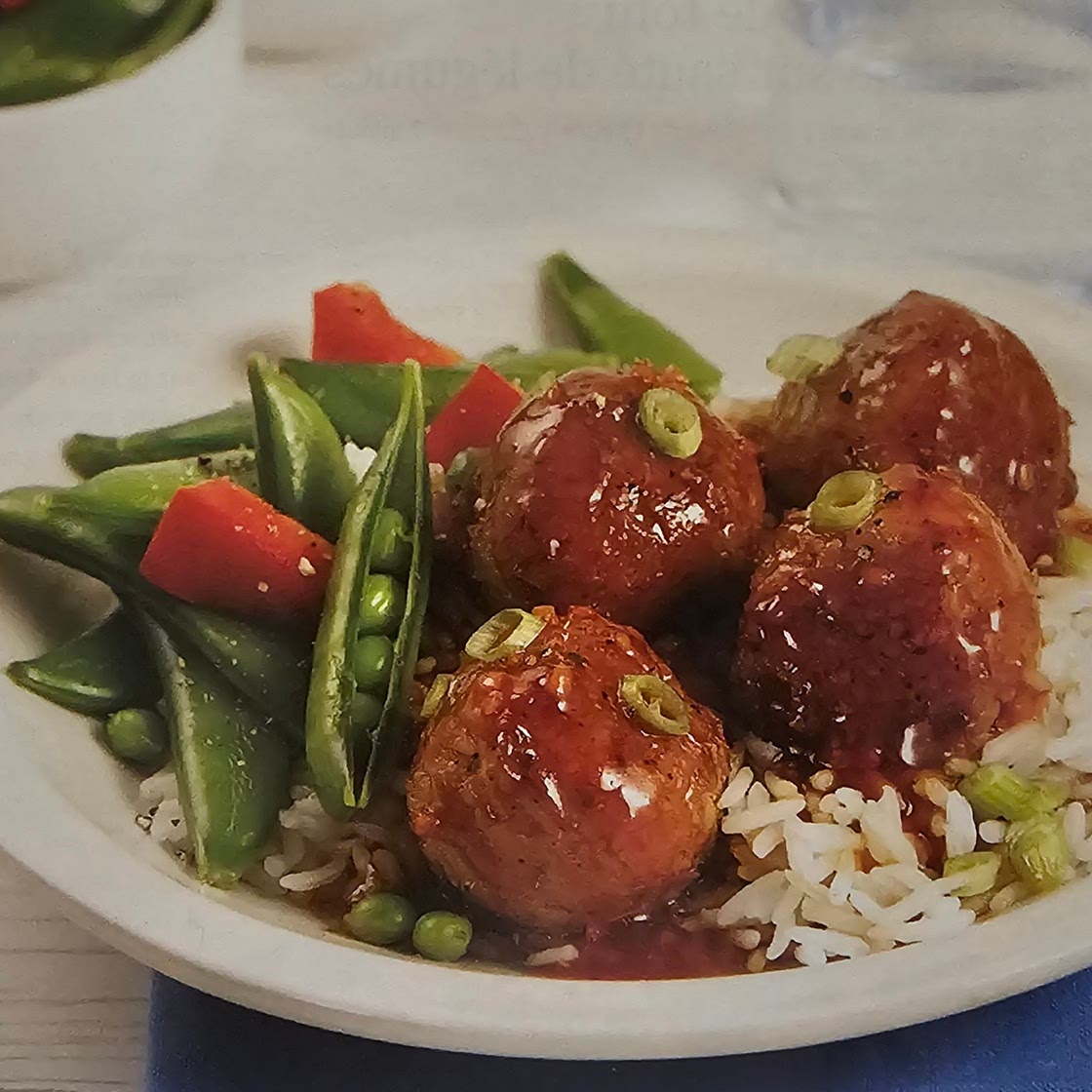 Boulettes de tofu et champignons