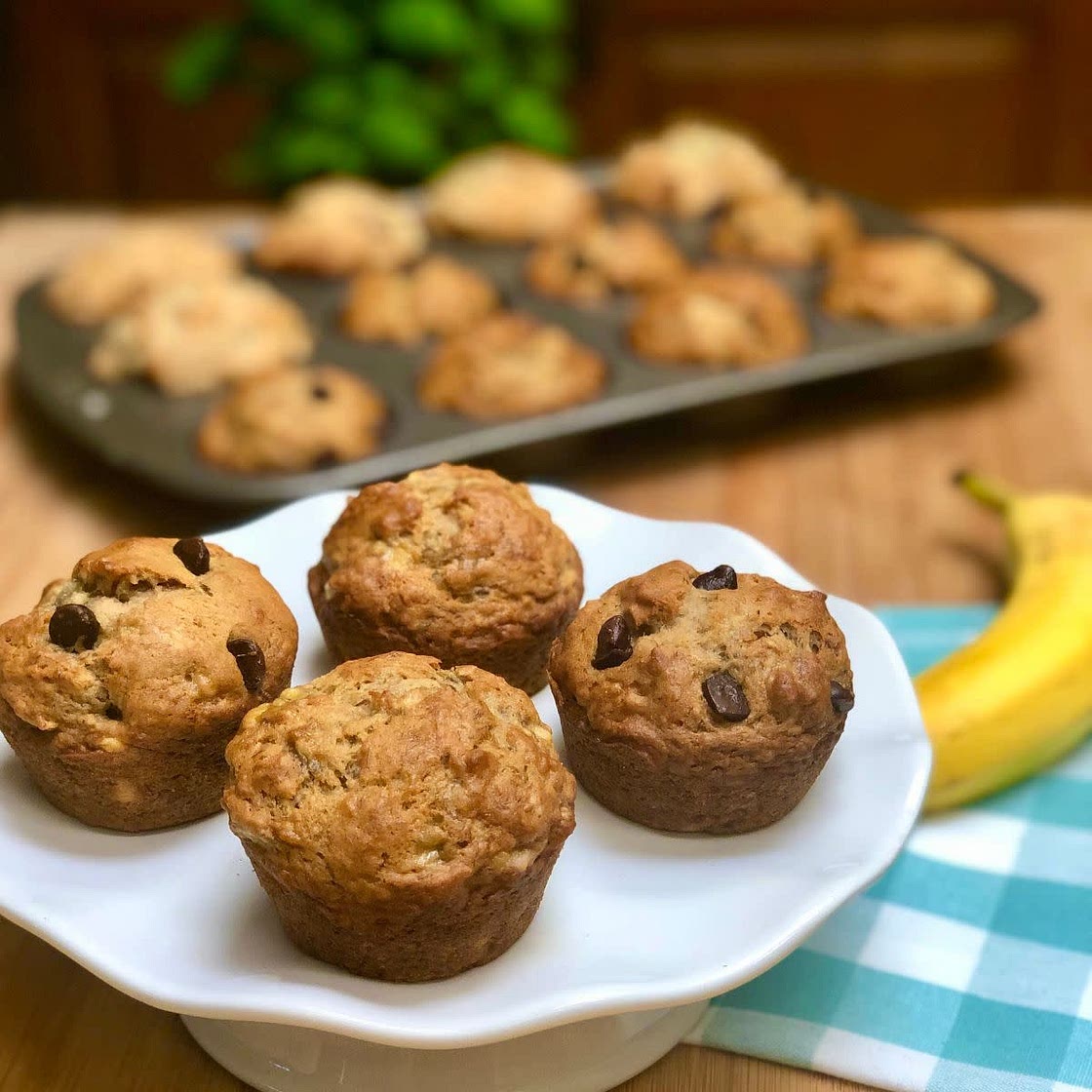 Best Ever Vegan Banana Bread Muffins