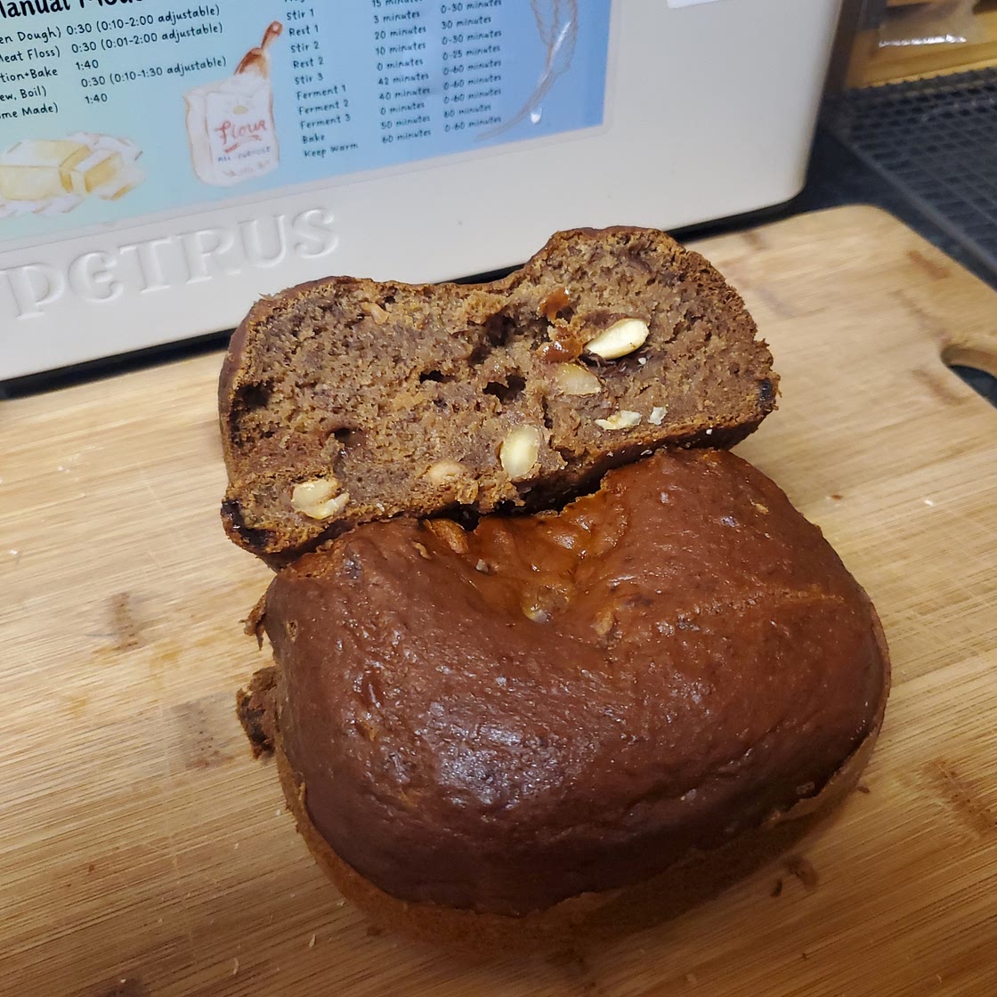 Fruity Nut Bread (Bread Maker - Petrus)
