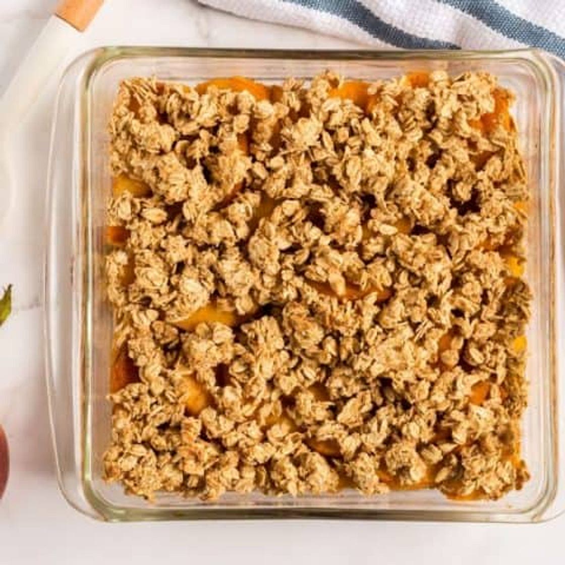 Vegan Peach Crisp