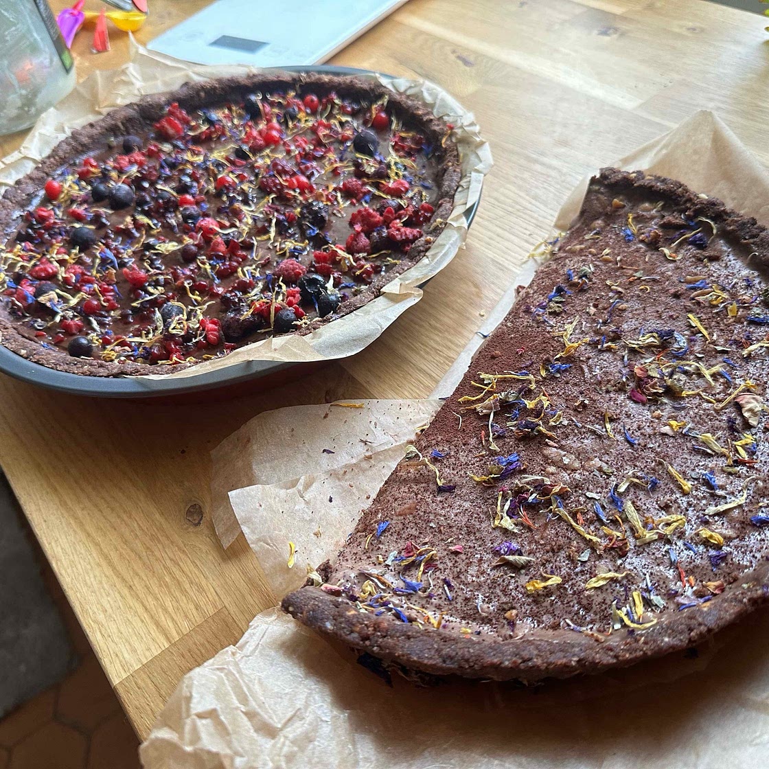 No-Bake Vegan Chocolate Tart
