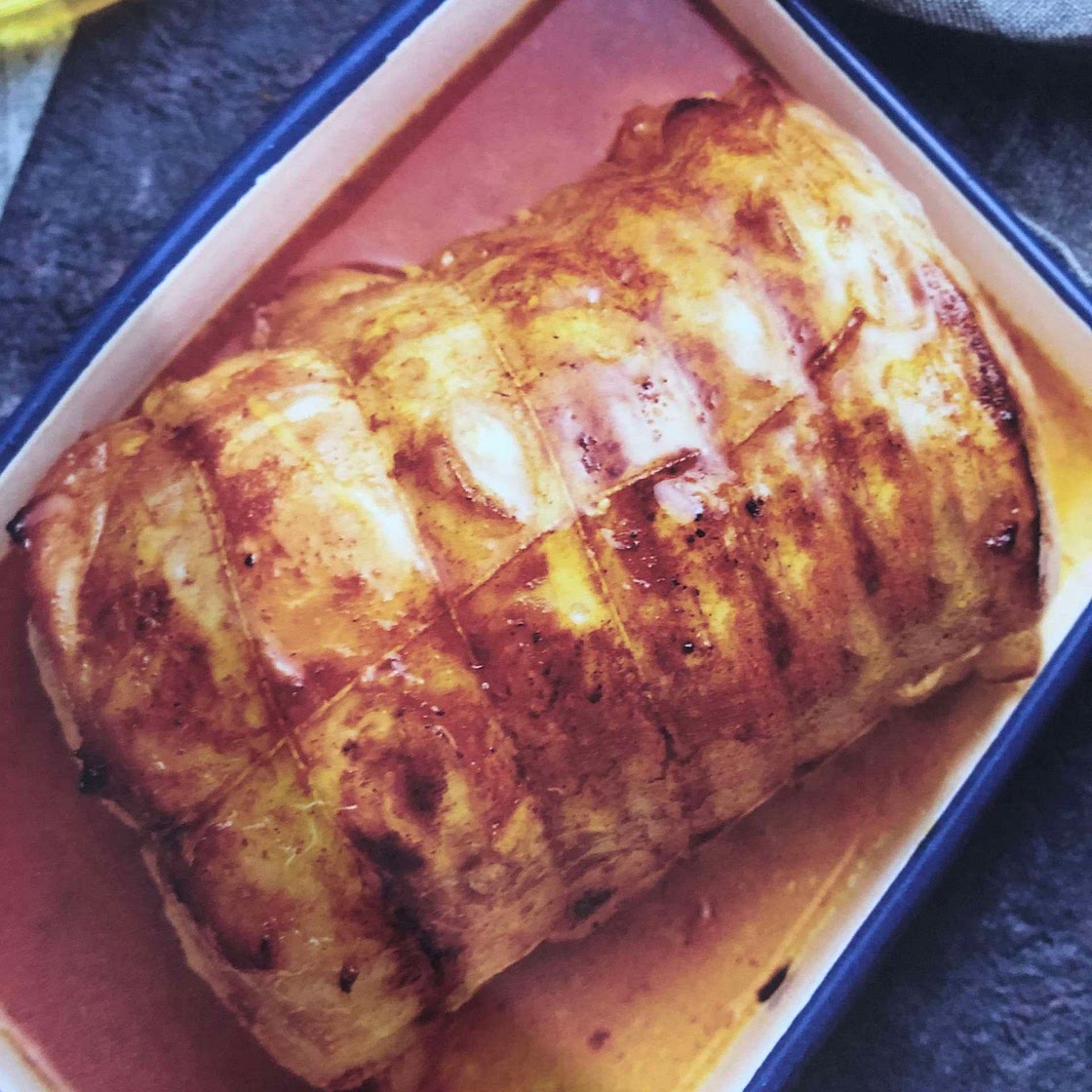 Roti de porc au miel