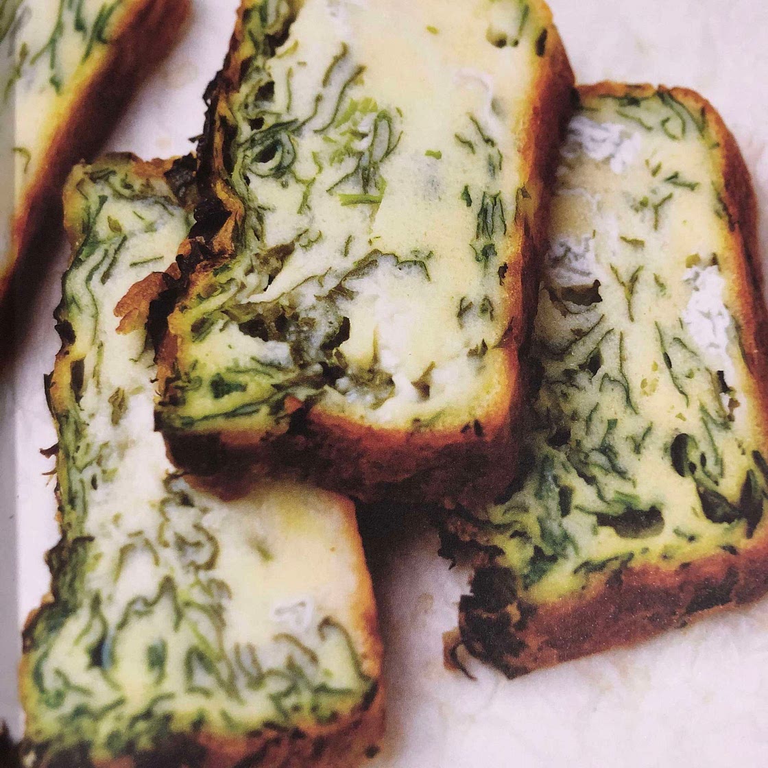 Cake chèvre épinards