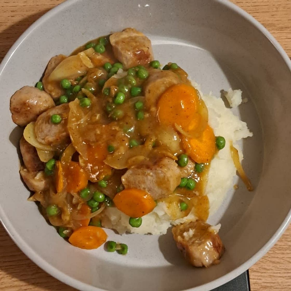 Curried Sausages