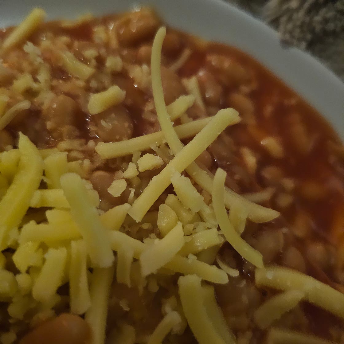 Bean, cheese on toast