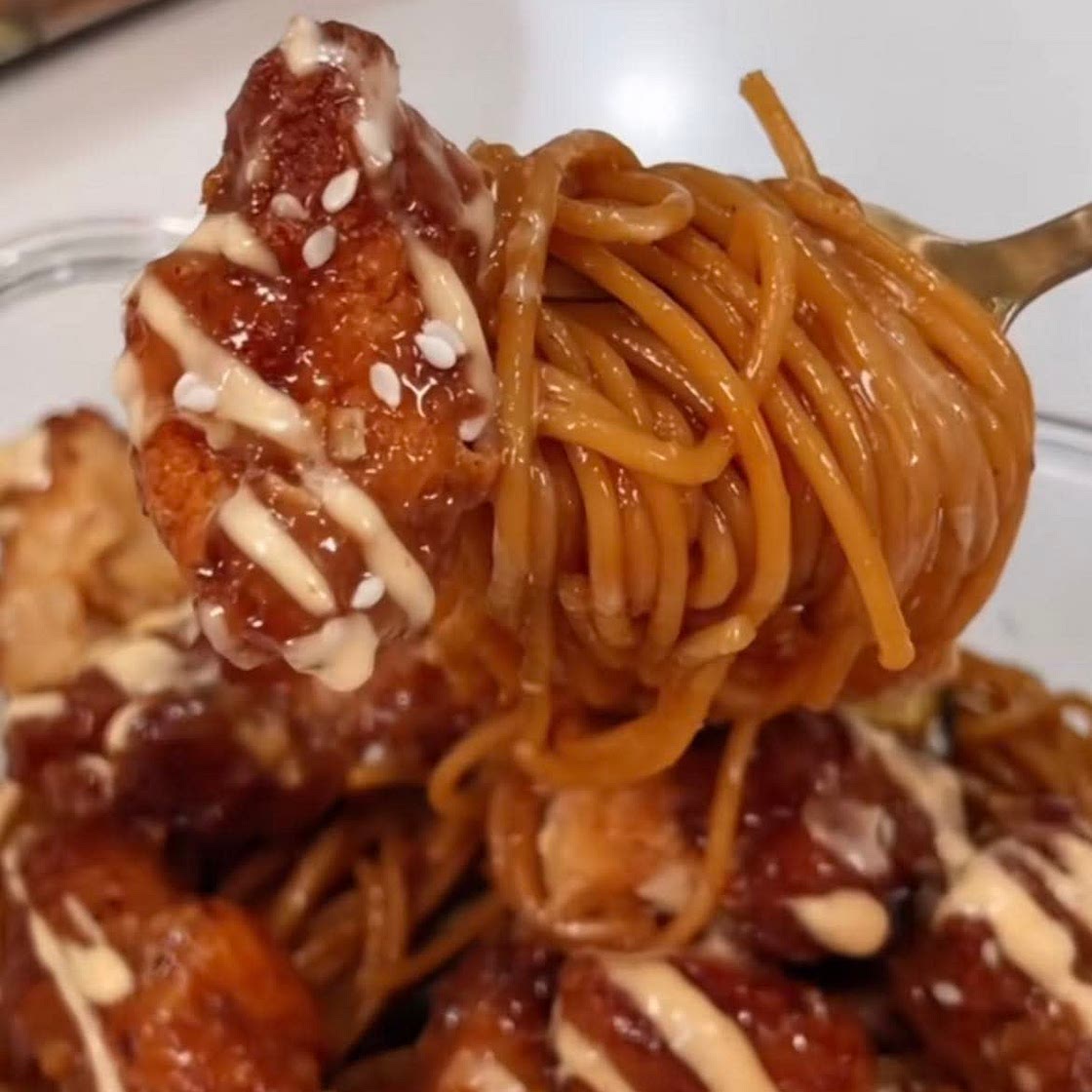 Honey sesame chicken bowls
