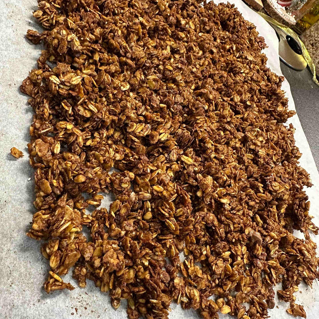 Homemade Chocolate Granola 