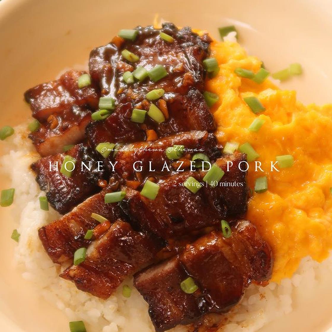 Honey Glazed Pork Belly 🍯