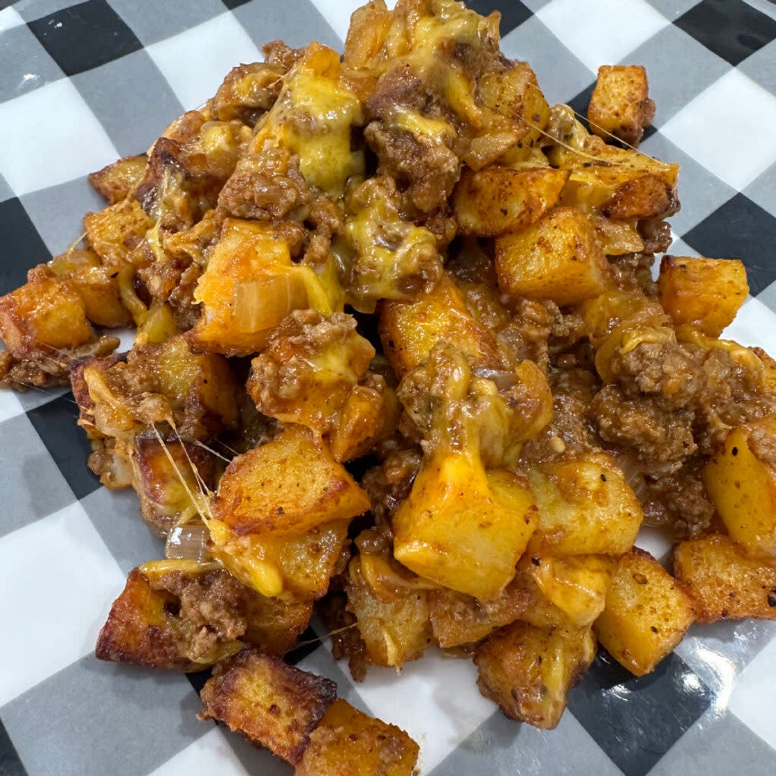 Poêlée de pomme de terre au boeuf Sloppy Joe
