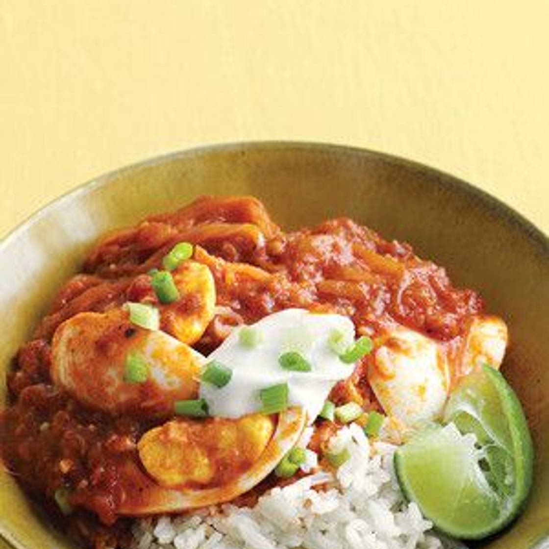 Curried Eggs with Rice
