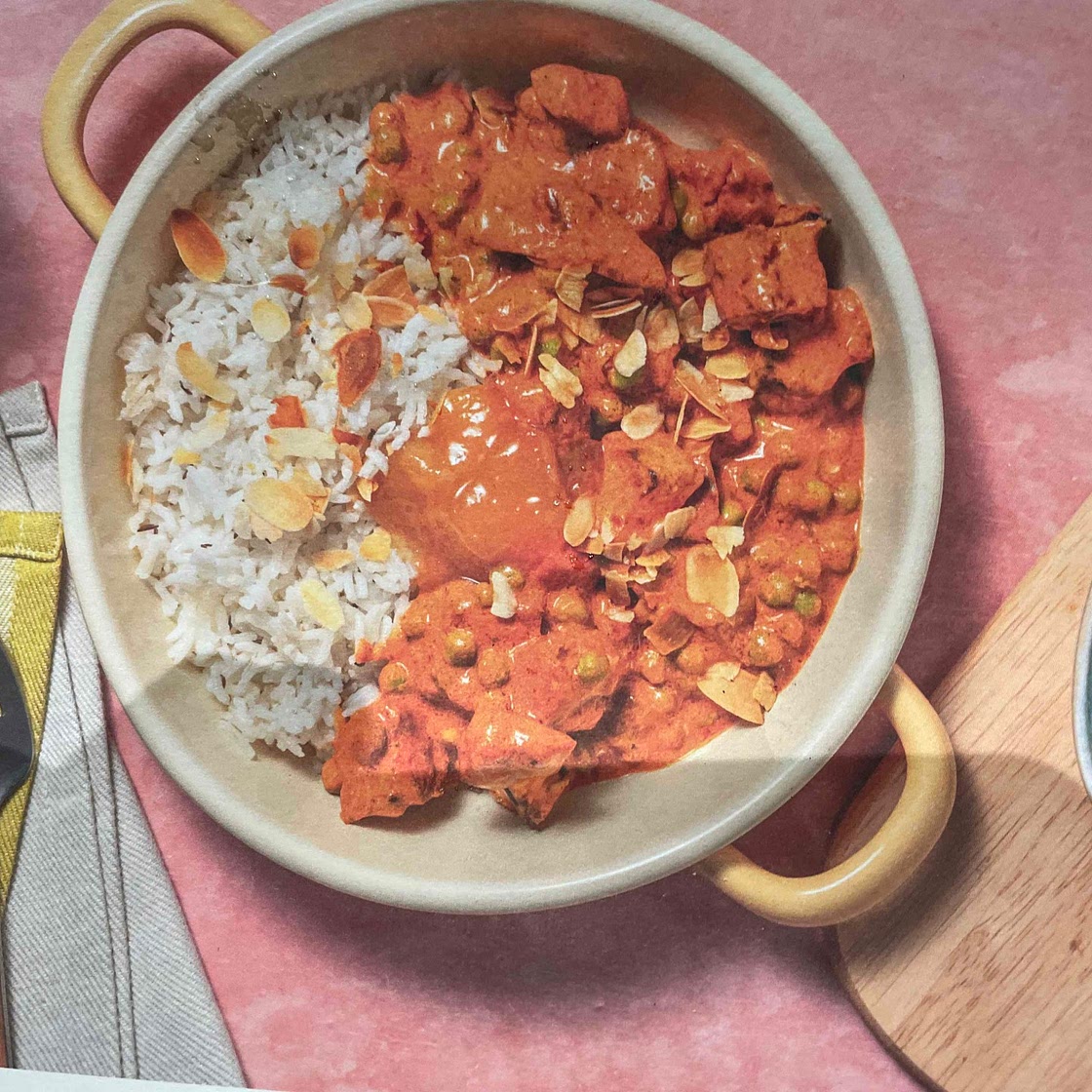 Sweet potato pasanda spiced curry