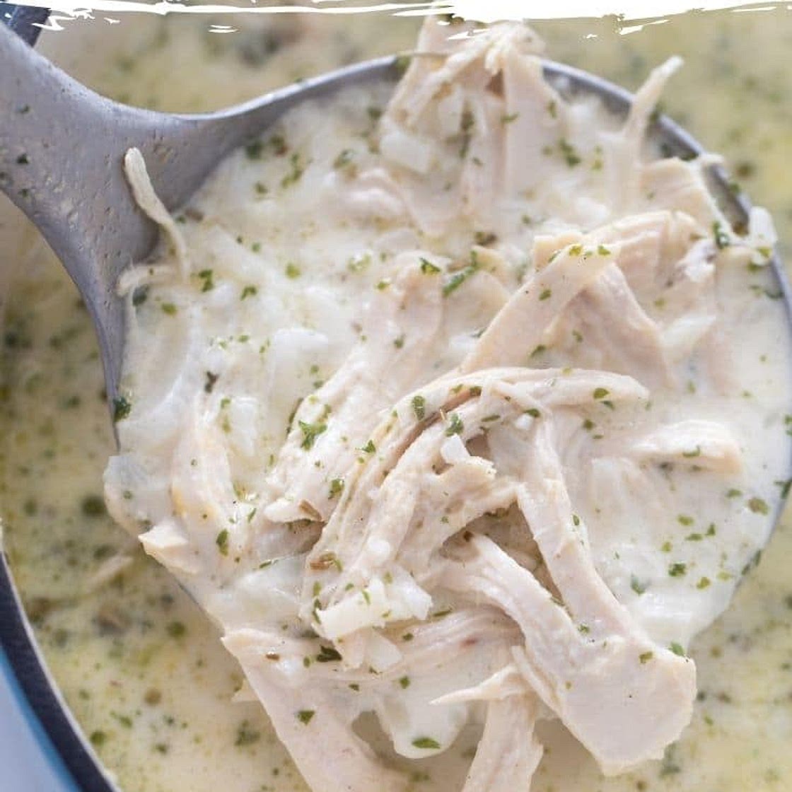 Crock-Pot Chicken & Cauliflower Rice Soup