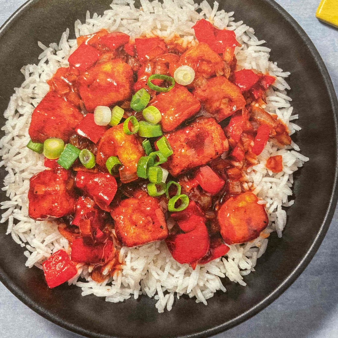 Indo Chinese Chilli Paneer stir fry 