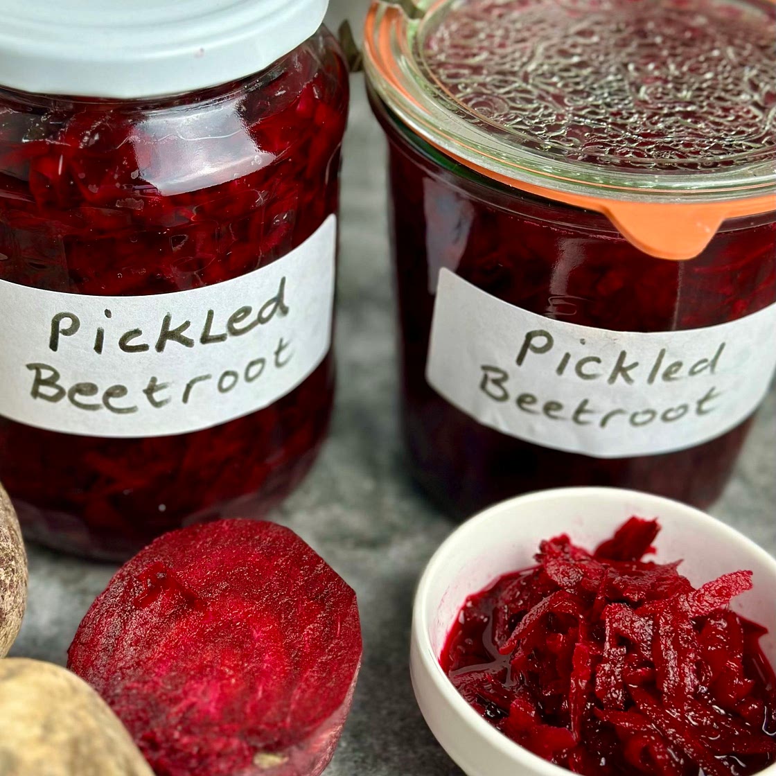 Raw Pickled Beetroot