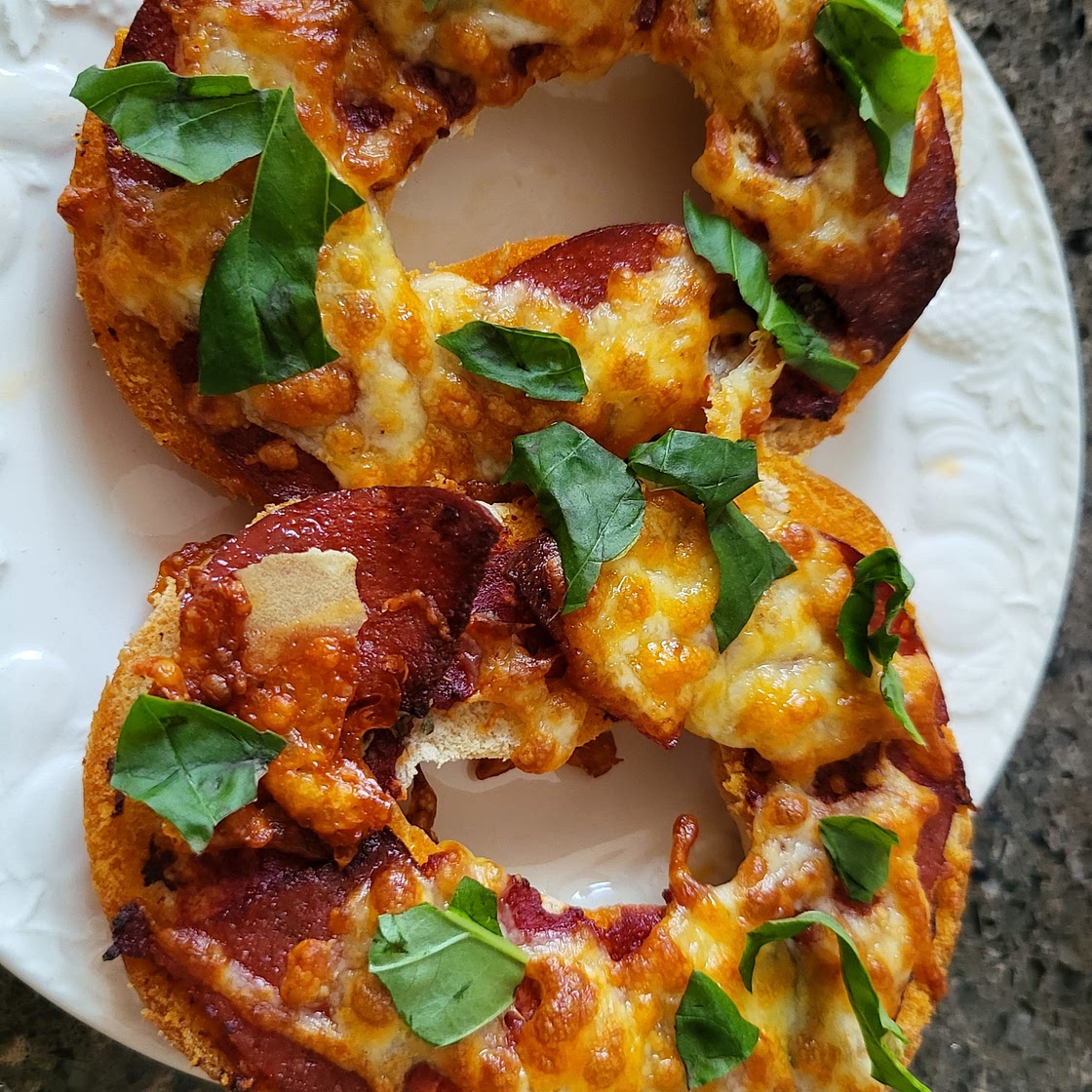 Pepperoni Pizza Bagels