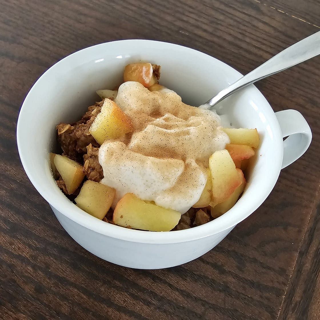 Single Serve Apple Crumble