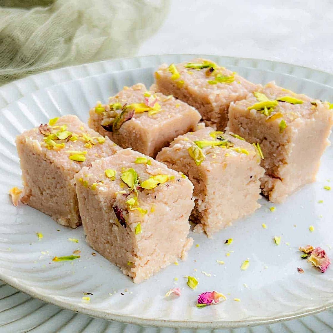 Raspberry Kalakand