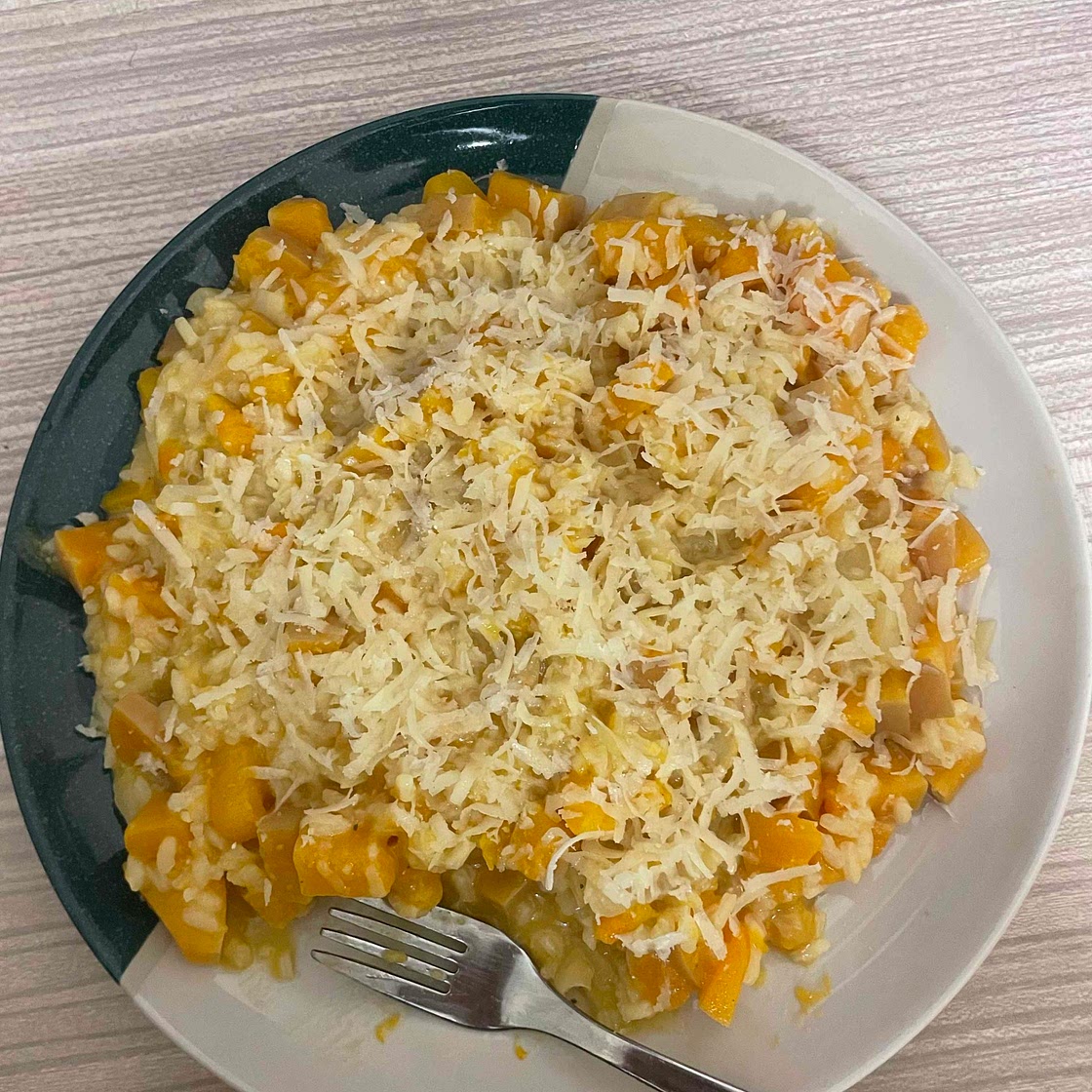 Butternut squash risotto