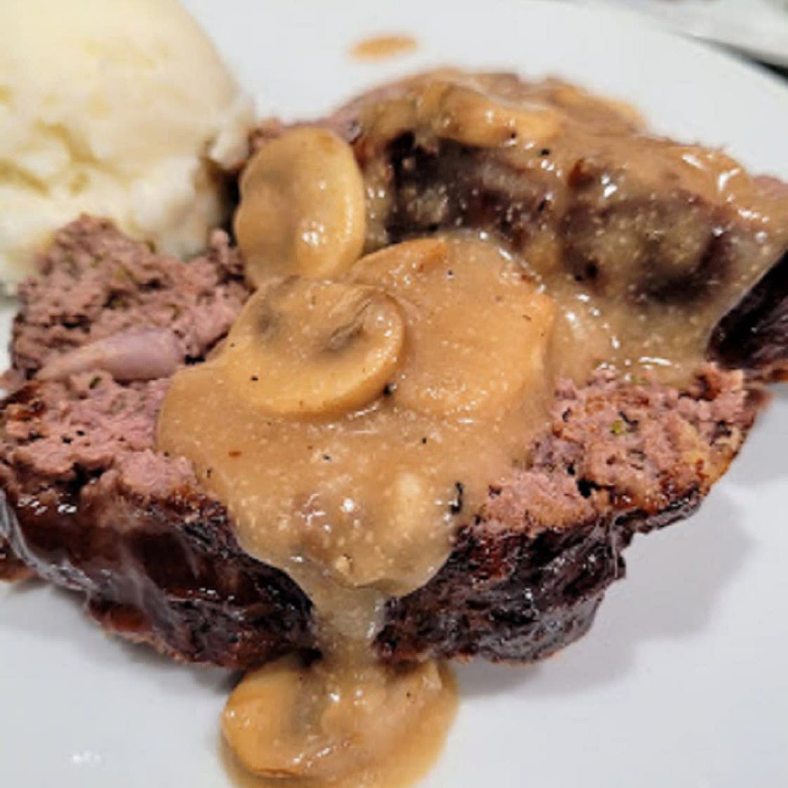 Mushroom Gravy Meatloaf