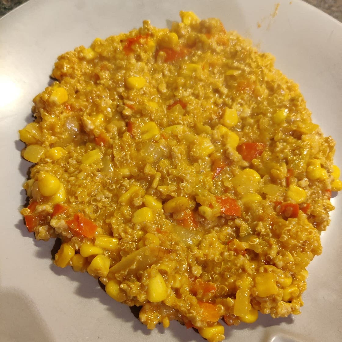 Healthy One Pan Cheesy Quinoa Taco Skillet