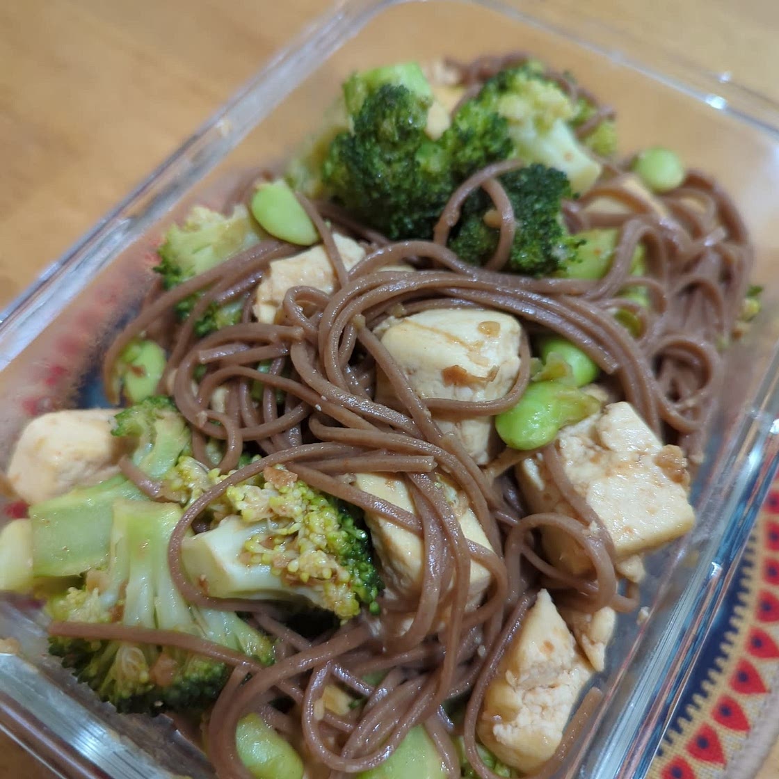 High Protein Vegan Noodles with Peanut Butter