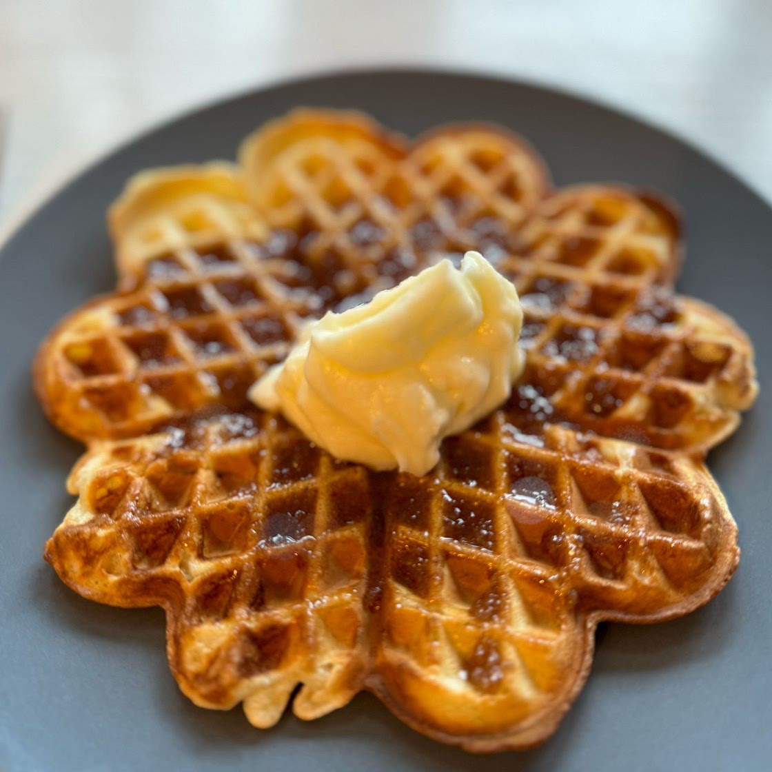 Cinamon Roll Waffles
