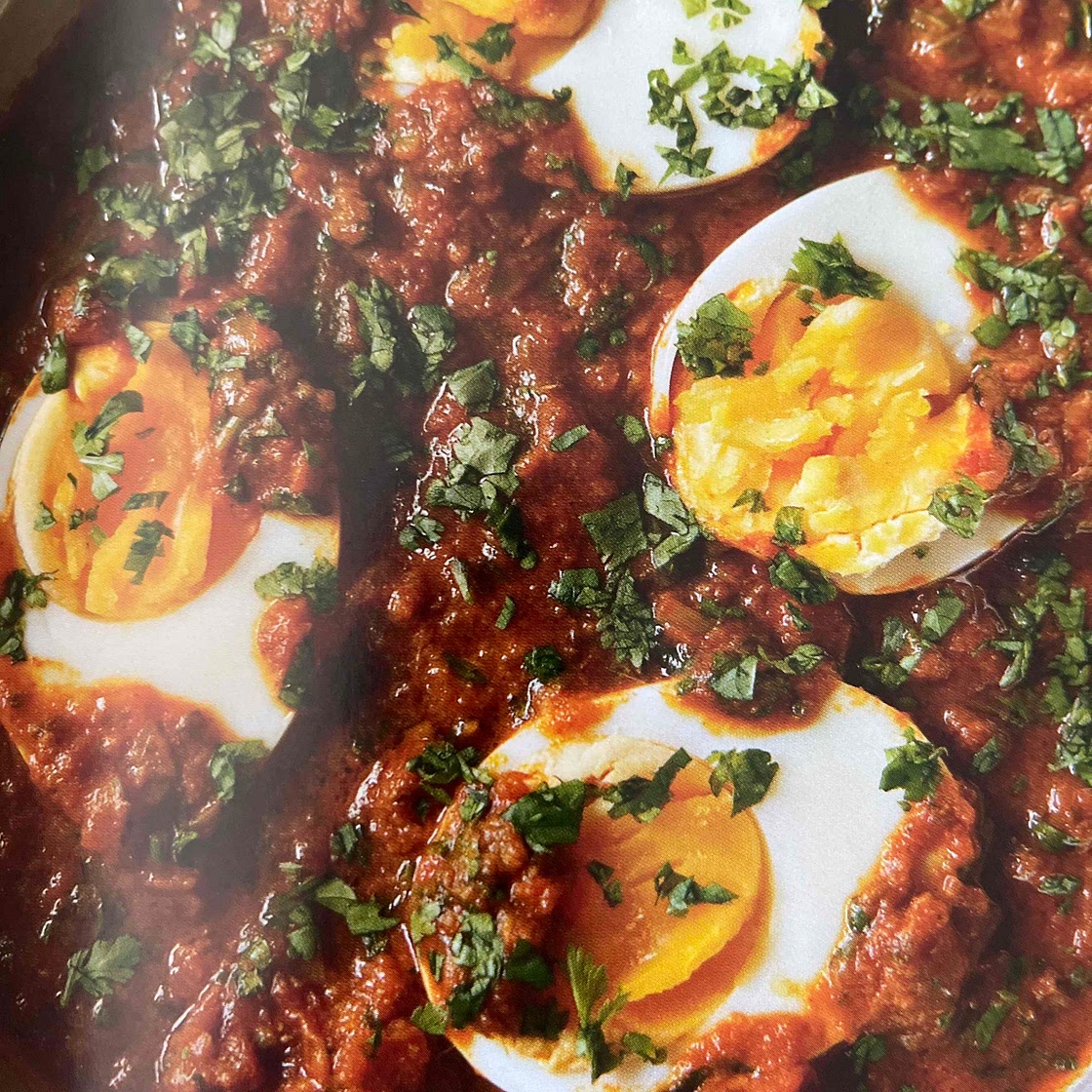 Hard boiled egg masala