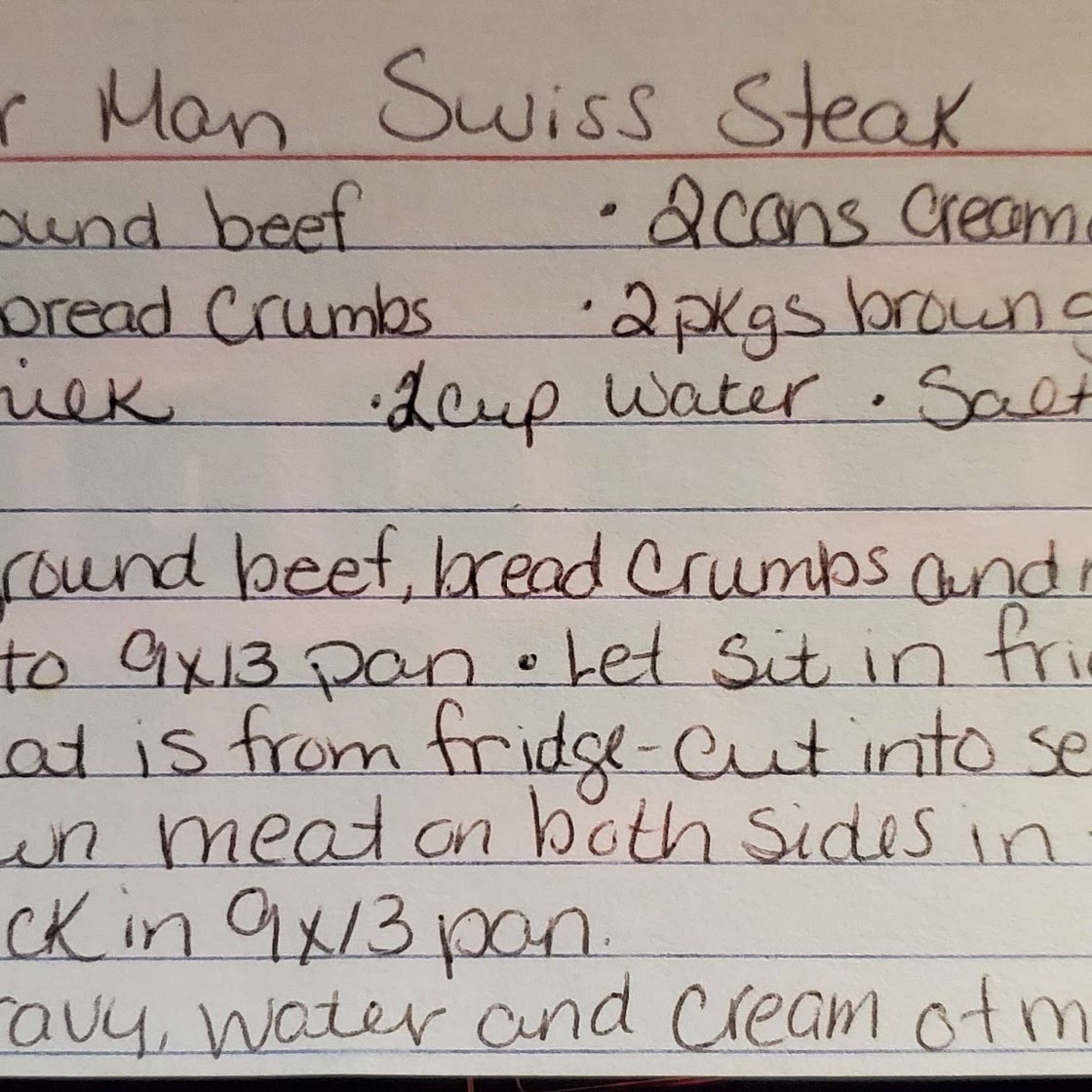 Nora's Poor Man Swiss Steak